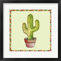 Framed Rainbow Cactus II