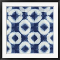 Framed Blue Shibori III