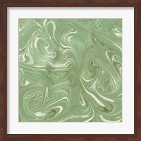 Framed Turquoise Marble V