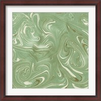 Framed Turquoise Marble V