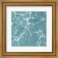 Framed Turquoise Marble VI