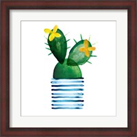 Framed Colorful Cactus I