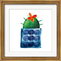 Framed Colorful Cactus VIIII