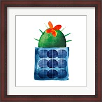 Framed Colorful Cactus VIIII