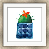 Framed Colorful Cactus VIIII