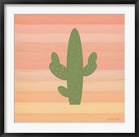 Framed Cactus Desert I