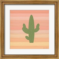 Framed Cactus Desert I