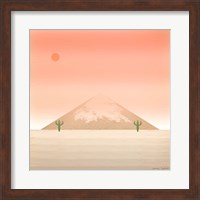 Framed Cactus Desert II