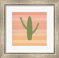 Framed Cactus Desert III