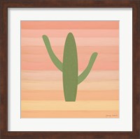 Framed Cactus Desert III