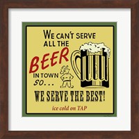 Framed 'Best Beer' border=