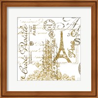 Framed Paris  -  Gold