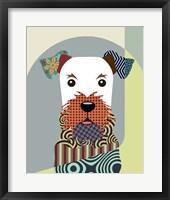 Framed Airedale Terrier Dog