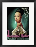 Framed Josephine Baker - Folies Bergere