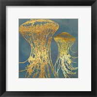 Framed 'Deep Sea Life IV' border=