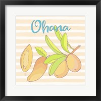 Framed 'Mango Ohana' border=