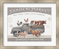 Framed Vintage Farm I v2