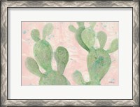 Framed Cactus Panel III