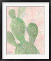 Framed Cactus Panel I