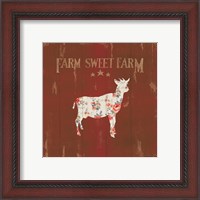 Framed 'Farm Patchwork XI' border=