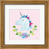 Framed 'Unicorn Power IV' border=