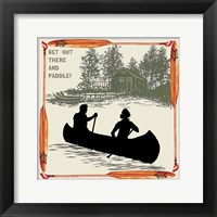 Framed Get Out There Paddle