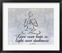 Framed Love over hate