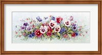 Framed Pansy Bouquet