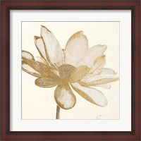 Framed Vintage Lotus Cream I