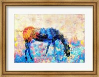 Framed Mondrian Horse