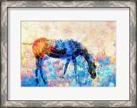 Framed Mondrian Horse