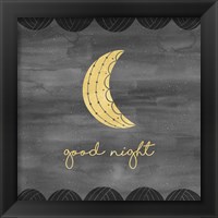 Framed 'Good Night Sleep Tight I' border=