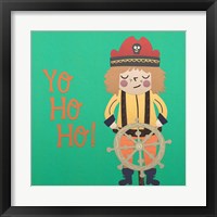 Framed 'Ahoy Matey III' border=