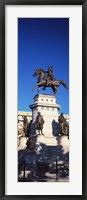 Framed Low Angle View of an Equestrian Statue, Richmond, Virginia