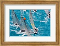 Framed Sailboats in Acura Miami Grand Prix, Miami, Florida