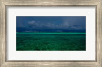 Framed Cloudscape over Caribbean sea, Great Exuma Island, Bahamas