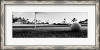 Framed Close Up Golf Ball And Hole, Hawaii