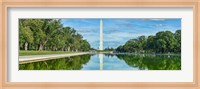 Framed Reflection of Washington Monument on Water, Washington DC