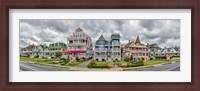 Framed Cottages in a row, Beach Avenue, Cape May, New Jersey