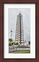 Framed View of Jose Marti Memorial at Plaza de la Revolution, Havana, Cuba