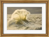 Framed Waves in the Pacific Ocean, San Pedro, Los Angeles, California