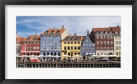 Framed Colorful Houses along Nyhavn, Copenhagen, Denmark