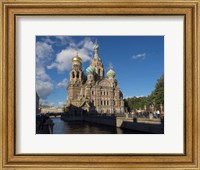 Framed Church of the Savior on Blood, St. Petersburg, Russia
