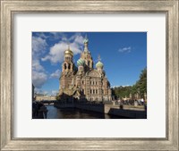 Framed Church of the Savior on Blood, St. Petersburg, Russia
