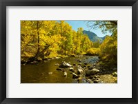 Framed Loop Falls, June Lake, California