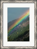 Framed Rainbow over Mountain Range, Maroon Creek Valley, Aspen, Colorado