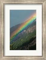 Framed Rainbow over Mountain Range, Maroon Creek Valley, Aspen, Colorado