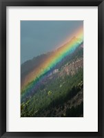 Framed Rainbow over Mountain Range, Maroon Creek Valley, Aspen, Colorado