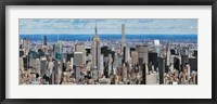 Framed Aerial view of a Cityscape, New York City, NY
