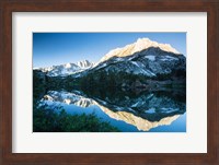 Framed Reflections in a River in Eastern Sierra, California